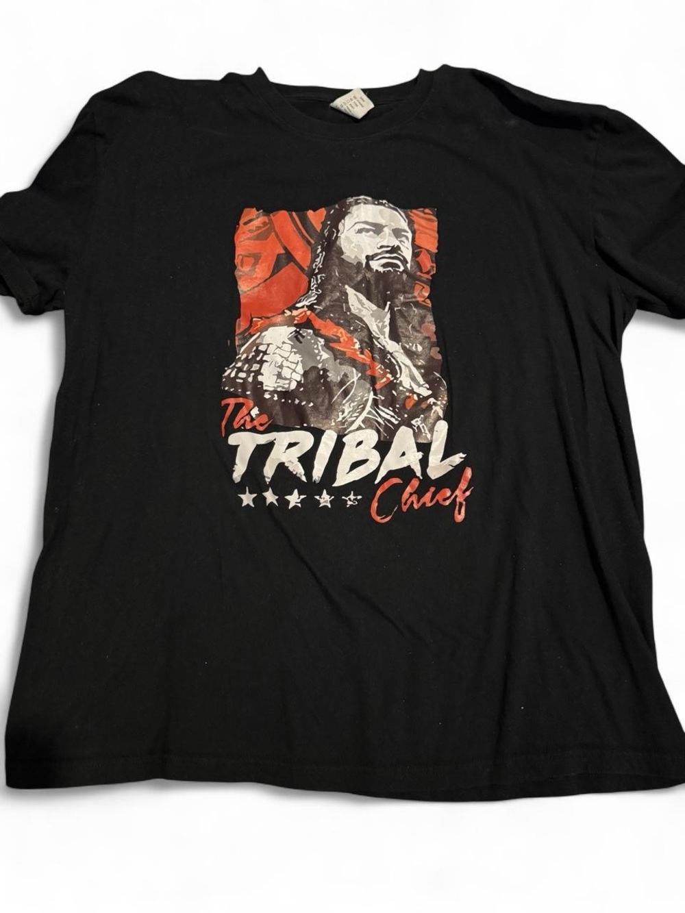 Black Graphic 'The Tribal Chief' T‑Shirt - Men